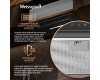 Кухонная встраиваемая вытяжка Weissgauff Aura 456 Touch Black Glass