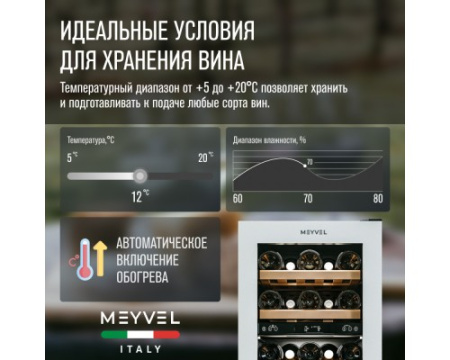 Винный шкаф Meyvel MV28NH-KWT2