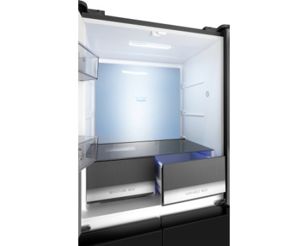 Отдельностоящий холодильник с инвертором Weissgauff WCD 450 BG NoFrost Inverter