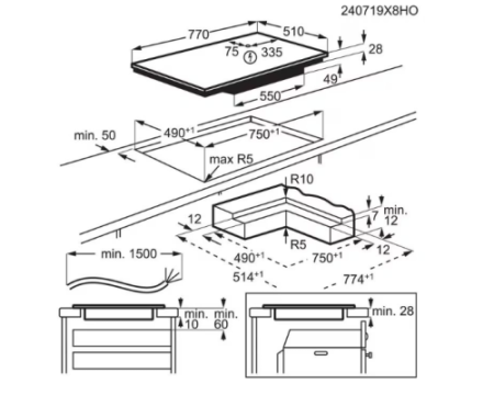 Варочная панель Electrolux KIV84550I