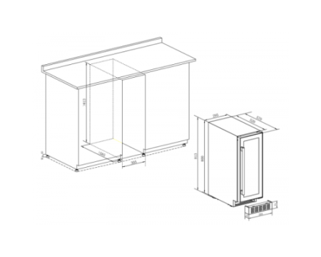 Винный шкаф Temptech OX30DX