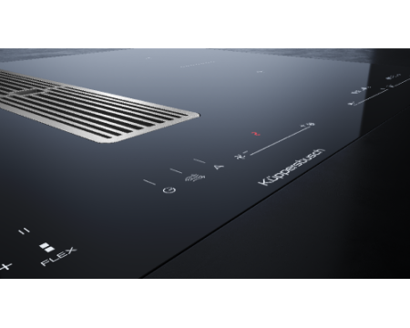 Индукционная варочная панель с вытяжкой Kuppersbusch KMI 8590.0 SR Stainless Steel