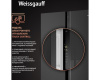 Отдельностоящий холодильник с инвертором Weissgauff WSBS 500 Inverter NoFrost Black Glass