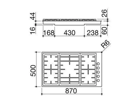 Варочная поверхность BARAZZA 1POF90
