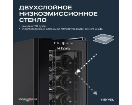 Винный шкаф Meyvel MV12-CBD1