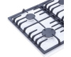 Газовая варочная панель HiSTORY HGE 640C FWH, белый