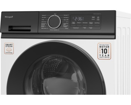 Стиральная машина с инвертором и паром Weissgauff WM 601411 Inverter Steam