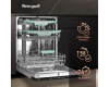 Встраиваемая посудомоечная машина Weissgauff BDW 6140 Real Touch DC Inverter Timer Floor