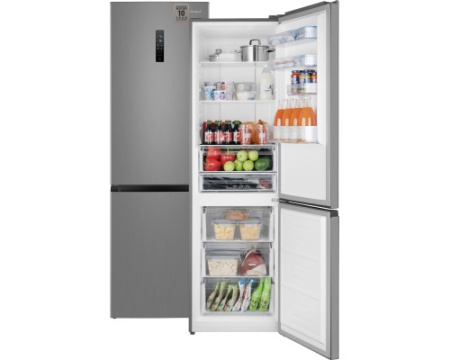 Отдельностоящий холодильник с инвертором Weissgauff WRK 2000 Total NoFrost Inverter Inox