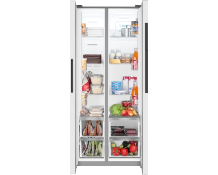 Отдельностоящий холодильник с инвертором Weissgauff WSBS 450 WNF Built-in