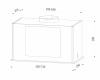 Вытяжка кухонная встраиваемая LEX GS BLOC GS 600 Grey
