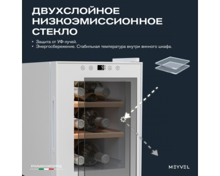 Винный шкаф Meyvel MV06-TWF1-NEXT