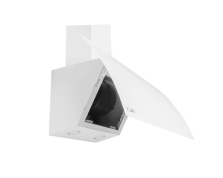 Наклонная кухонная вытяжка LEX Plaza GS 600 White