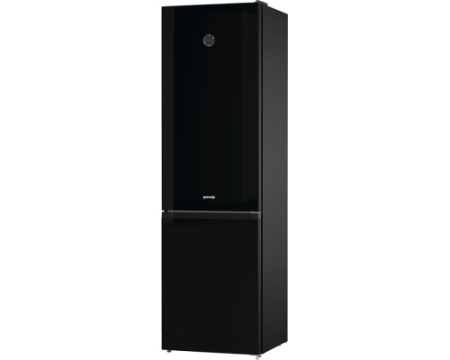 Отдельностоящий двухкамерный холодильник Gorenje NRK6201SYBK