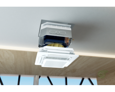 Кассетный кондиционер Hisense AUC-60HR4SKA/AUW-60H6SP1