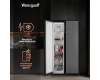 Отдельностоящий холодильник с инвертором Weissgauff WSBS 600 NoFrost Inverter Bru Steel Glass