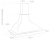 Вытяжка Elica MEMPHIS WH/A/90 FRASSINO PRF0157831