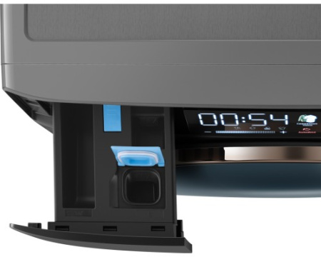 Cтиральная машина с сушкой Weissgauff WMD 58411 Direct Drive Inverter Premium Steam Grey