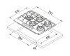 Варочная панель Franke FHMA 755 4G DCL XS C 106.0554.382