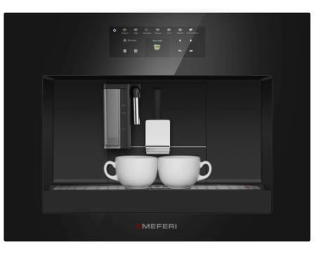 Встраиваемая кофемашина Meferi MCM6010BK COMFORT PLUS