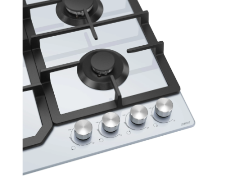 Варочная панель газовая MEFERI MGH604WH GLASS COMFORT