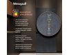 Отдельностоящий холодильник с инвертором Weissgauff WCD 450 Rock Glass NoFrost Inverter