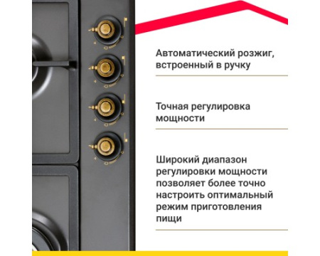 Газовая варочная панель Simfer H60V41L517