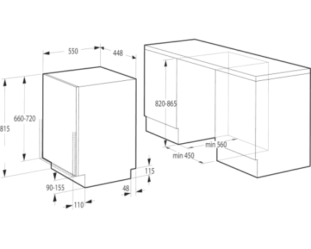 Посудомоечная машина Hisense HV543D10