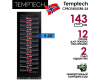 Винный шкаф Temptech Copenhagen CPRO1800SRB-24