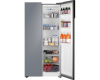 Отдельностоящий холодильник с инвертором Weissgauff WSBS 600 NoFrost Inverter Dark Grey Glass
