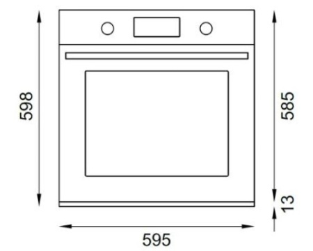 Духовой шкаф с паром Bertazzoni FMOD6117VTB1