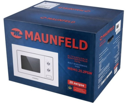 Встраиваемая микроволновая печь Maunfeld MBMO.20.2 PGW белый