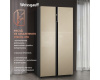 Отдельностоящий холодильник с инвертором Weissgauff WSBS 600 BeG NoFrost Inverter
