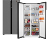 Отдельностоящий холодильник с инвертором Weissgauff WSBS 600 NoFrost Inverter Bru Steel Glass