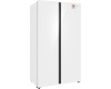 Отдельностоящий холодильник с инвертором Weissgauff WSBS 1036 Inverter NoFrost Premium White Glass