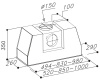 Встраиваемая вытяжка Sirius SL 906-L 100