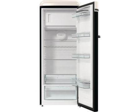 Отдельностоящий двухкамерный холодильник Gorenje OBRB615DBK