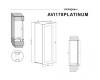 Трехзонный винный шкаф Avintage AVI178PLATINUM