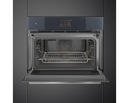 Компактный духовой шкаф с пароваркой Smeg SO4104APG