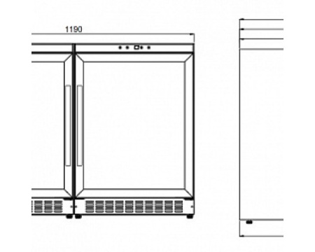 Винный шкаф Dometic B68G Double Basic