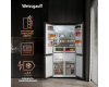 Отдельностоящий холодильник с инвертором Weissgauff WCD 510 Built-in Inverter NoFrost Black Glass