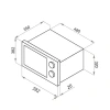 Микроволновая печь MAUNFELD XBMO201SB