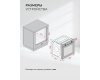 Духовой шкаф встраиваемый LEX EDP 610 BL WIDE SERIES