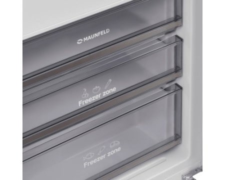 Встраиваемый холодильник Maunfeld MBF19369NFWGR Lux Inverter