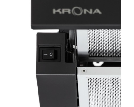Встраиваемая вытяжка Krona KAMILLA T 600 BLACK (2 мотора)