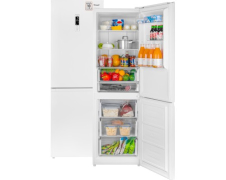 Отдельностоящий холодильник с инвертором Weissgauff WRK 185 Total NoFrost Inverter White