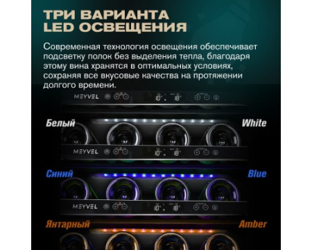 Винный шкаф Meyvel MV46PRO-KBT2 (Спелая вишня)