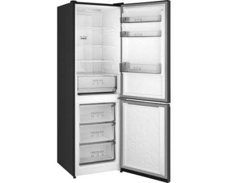 Отдельностоящий холодильник с инвертором Weissgauff WRK 185 Total NoFrost Inverter Black Inox