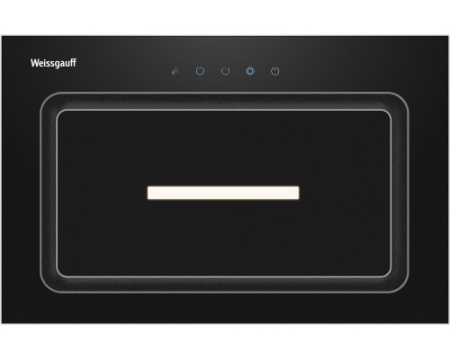 Кухонная встраиваемая вытяжка Weissgauff Aura 456 Touch Black Glass