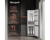 Отдельностоящий холодильник с инвертором Weissgauff WRK 2000 Total NoFrost Inverter Beige Glass